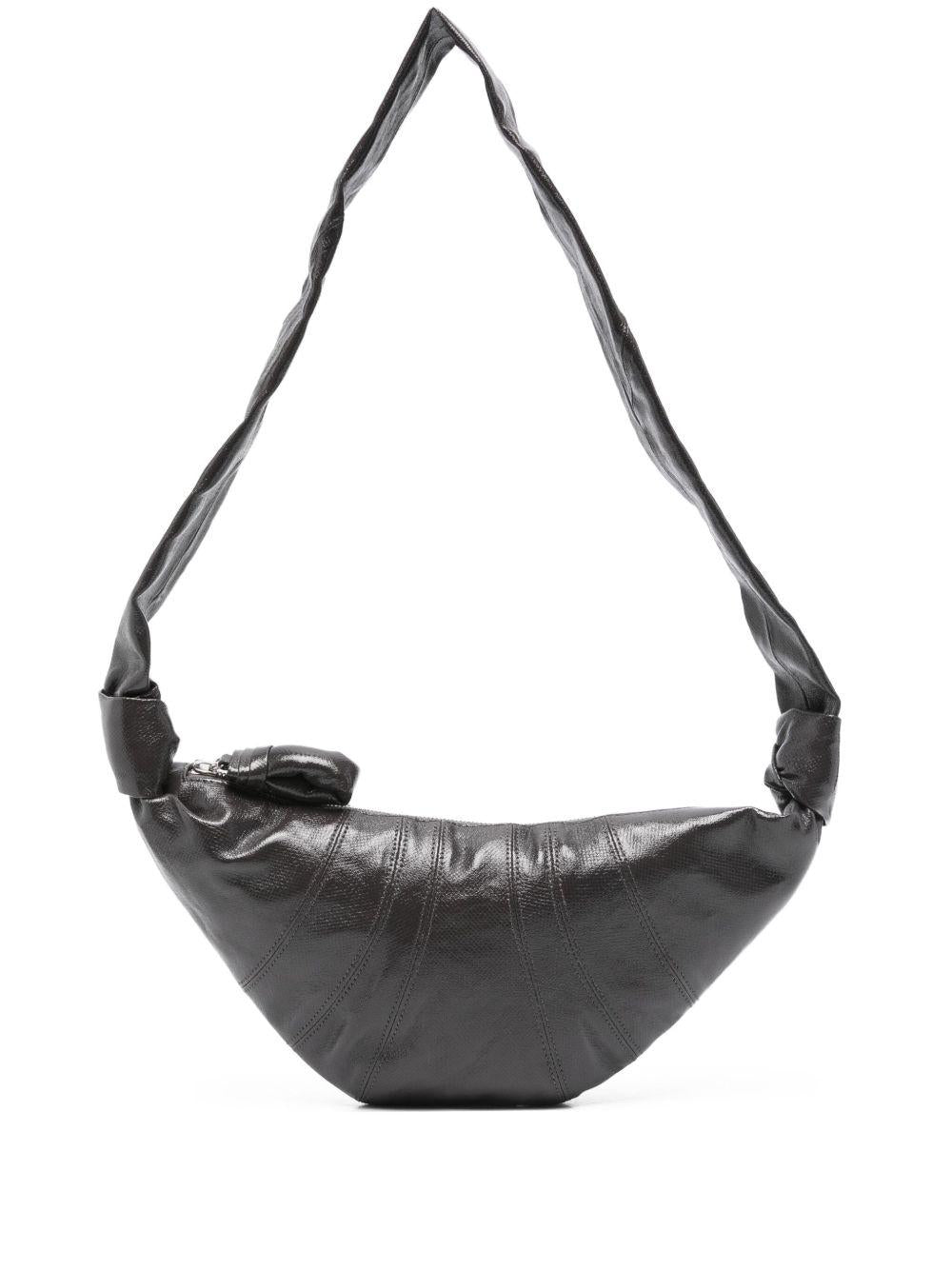 Black Small Croissant Bag BG0003LF1329 GR102 MINK LEMAIRE