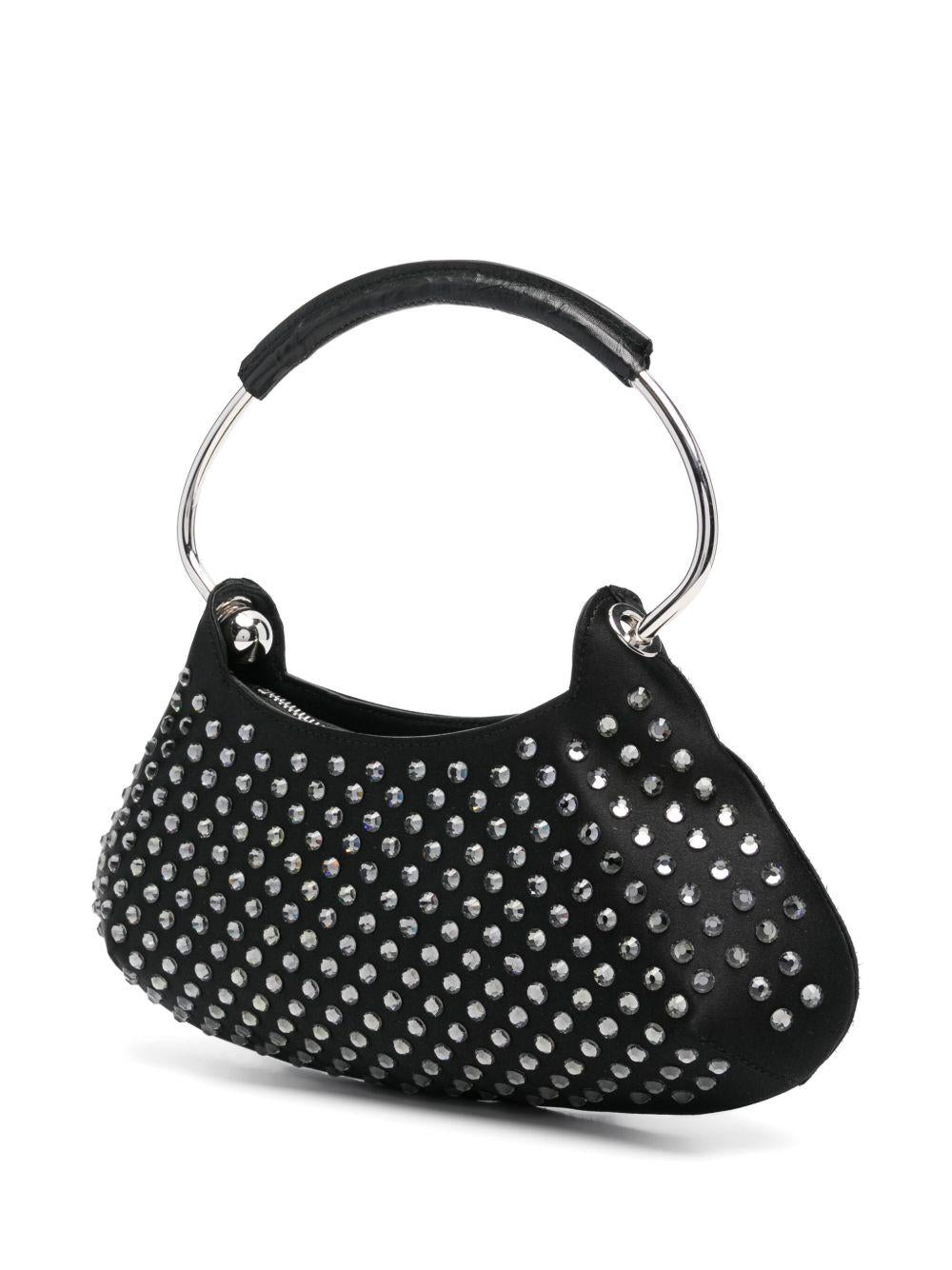 Small rhinestone-embellished Caju tote bag 2511025606001 BLACK CRYSTAL SPORTMAX