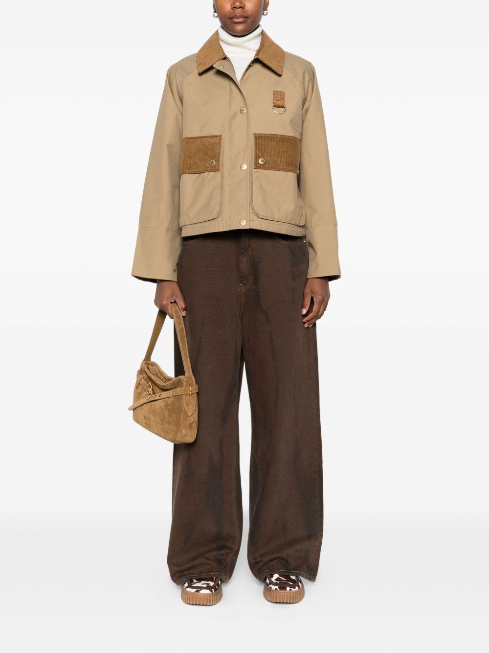 LCA0371LCA BR31 MILITARY BROWN NAVY BARBOUR