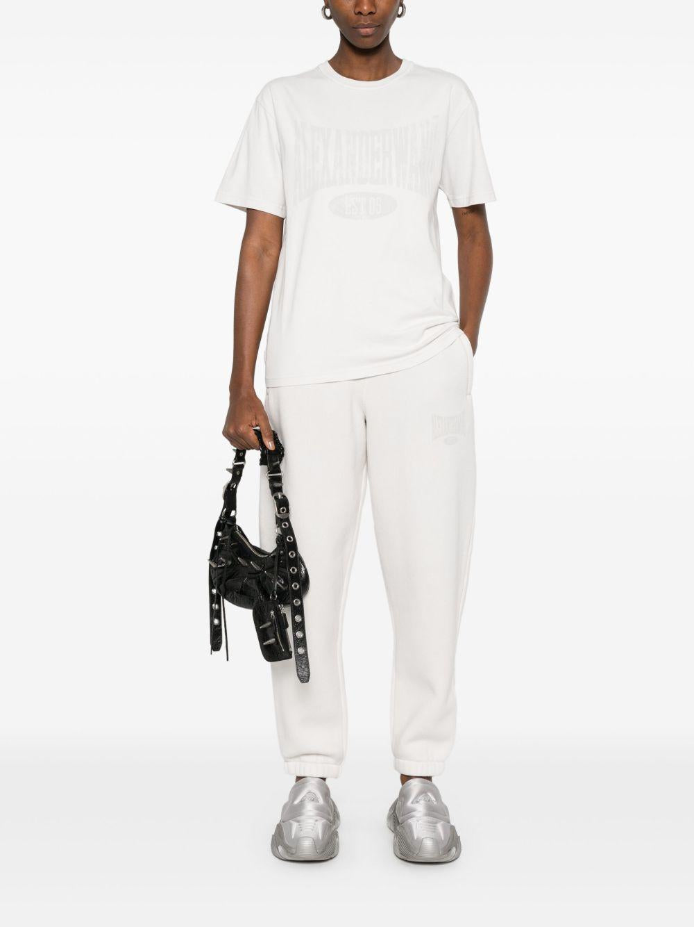 Logo sweatpants 4CC2254420 132 DIRTY WHITE ALEXANDER WANG