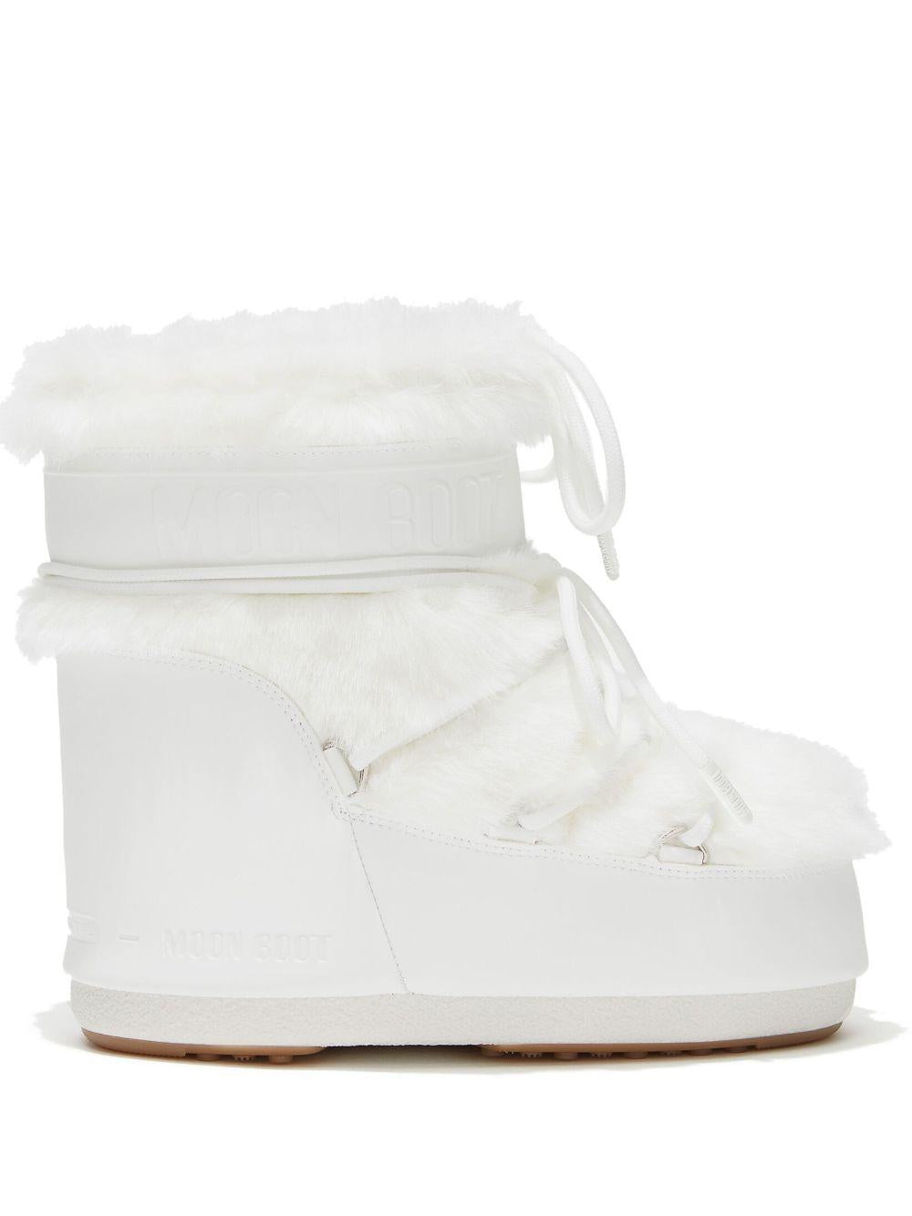 Icon Low Boot in Ecopelliccia 80D1409390 A002 OPTICAL WHITE MOON BOOT