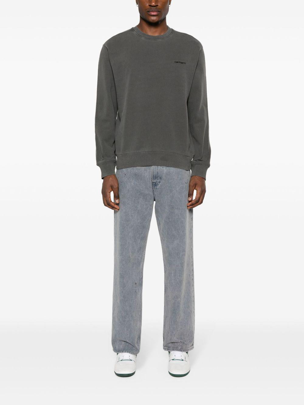 I033065 89GD BLACK GARMENT DYED CARHARTT WIP