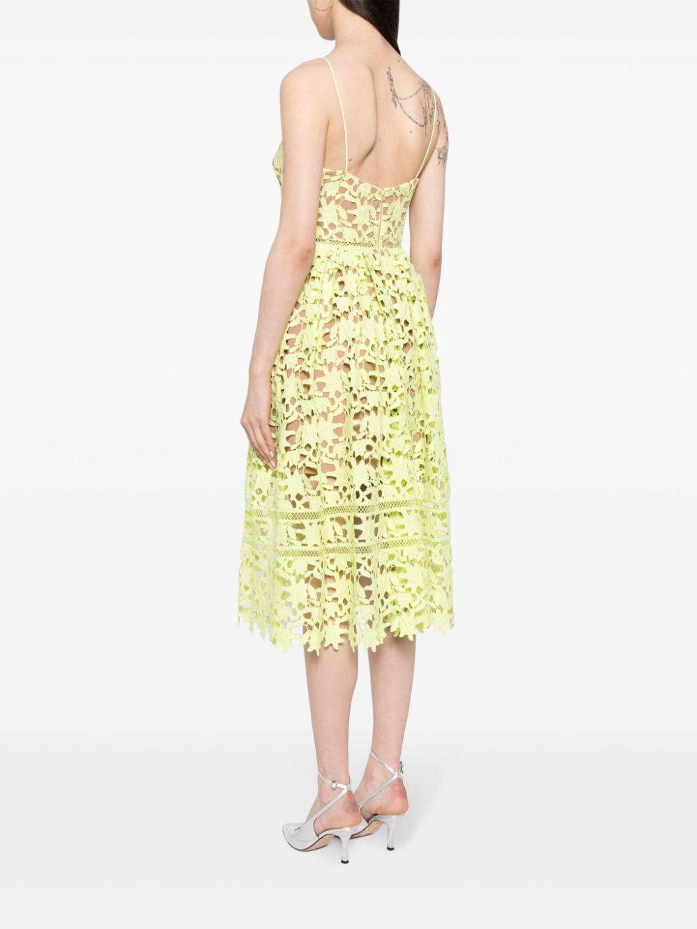 SS24151MG GREEN SELF-PORTRAIT