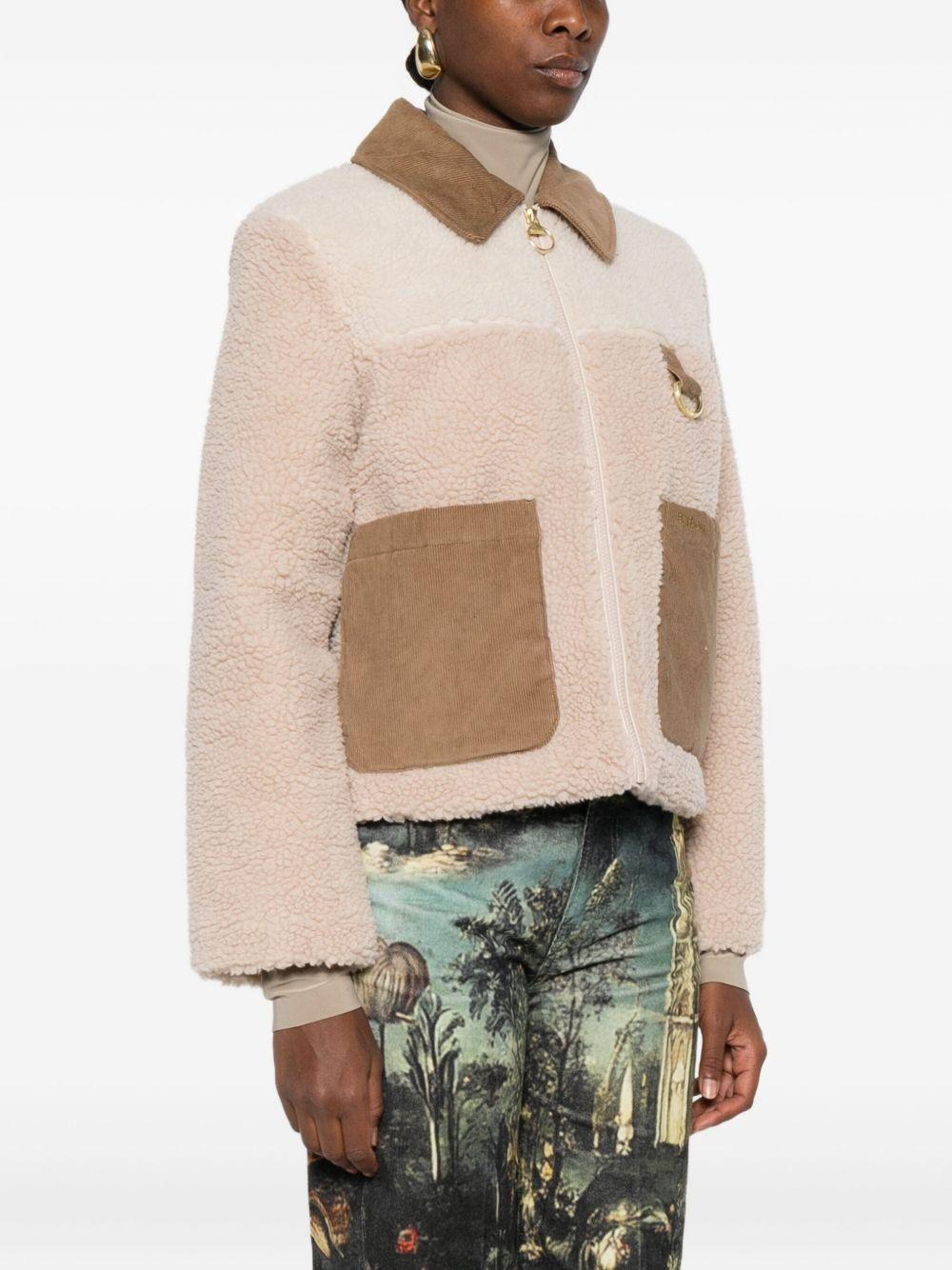 Pile Cropped Malena LFL0080LFL BE11 NATURAL ECRU BARBOUR