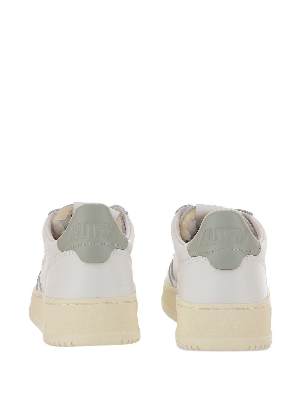 Sneaker Medalist Low in pelle AULMLL11 WHITE SEA GRASS AUTRY
