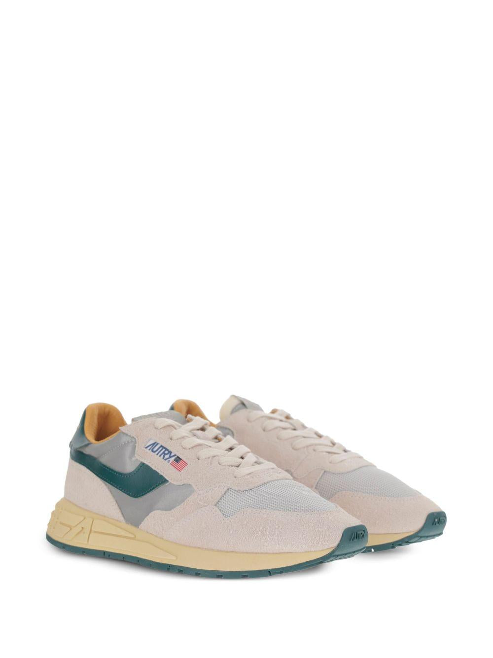 Reelwind Low sneakers in nylon and suede WWLMRL07 SILVER MOUNT AUTRY