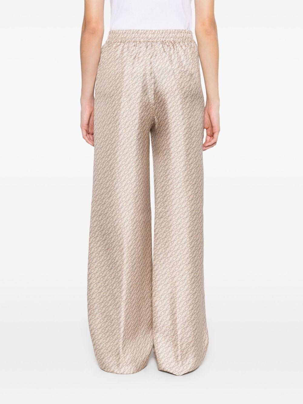 Pantaloni con stampa Hanging Hook PT000127D16009P 2157 CAMMELLO HERNO