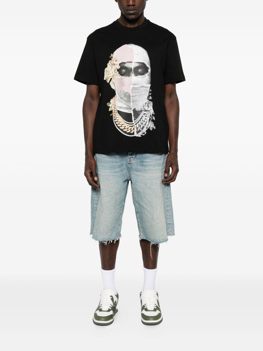 Newspaper Mask T-Shirt NUW25268 009 BLACK IH NOM UH NIT