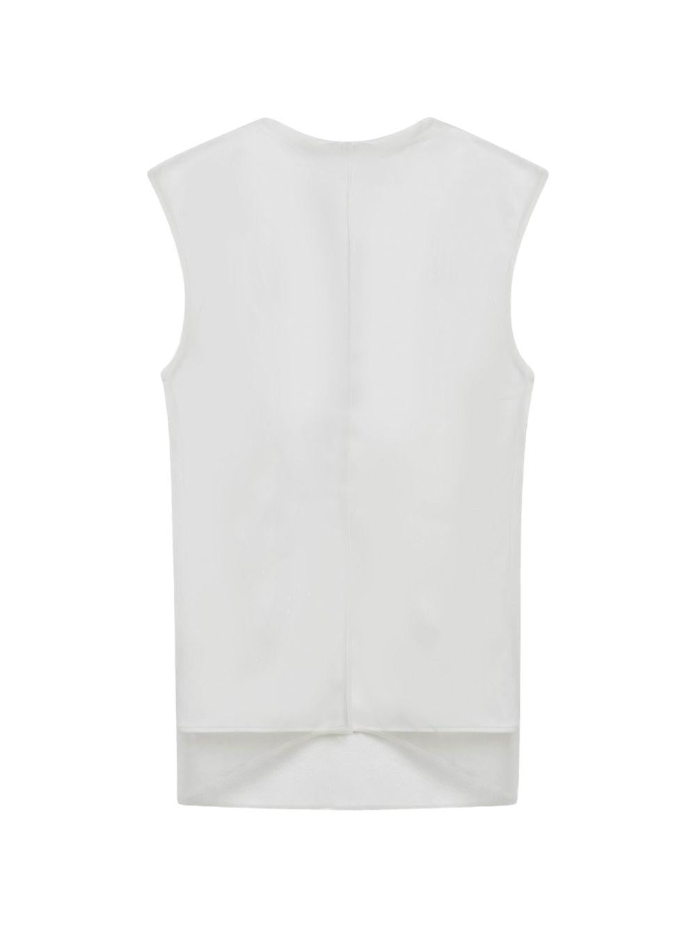 Top In Tulle Invisibile SPSGENERO 004 OFF WHITE SPORTMAX