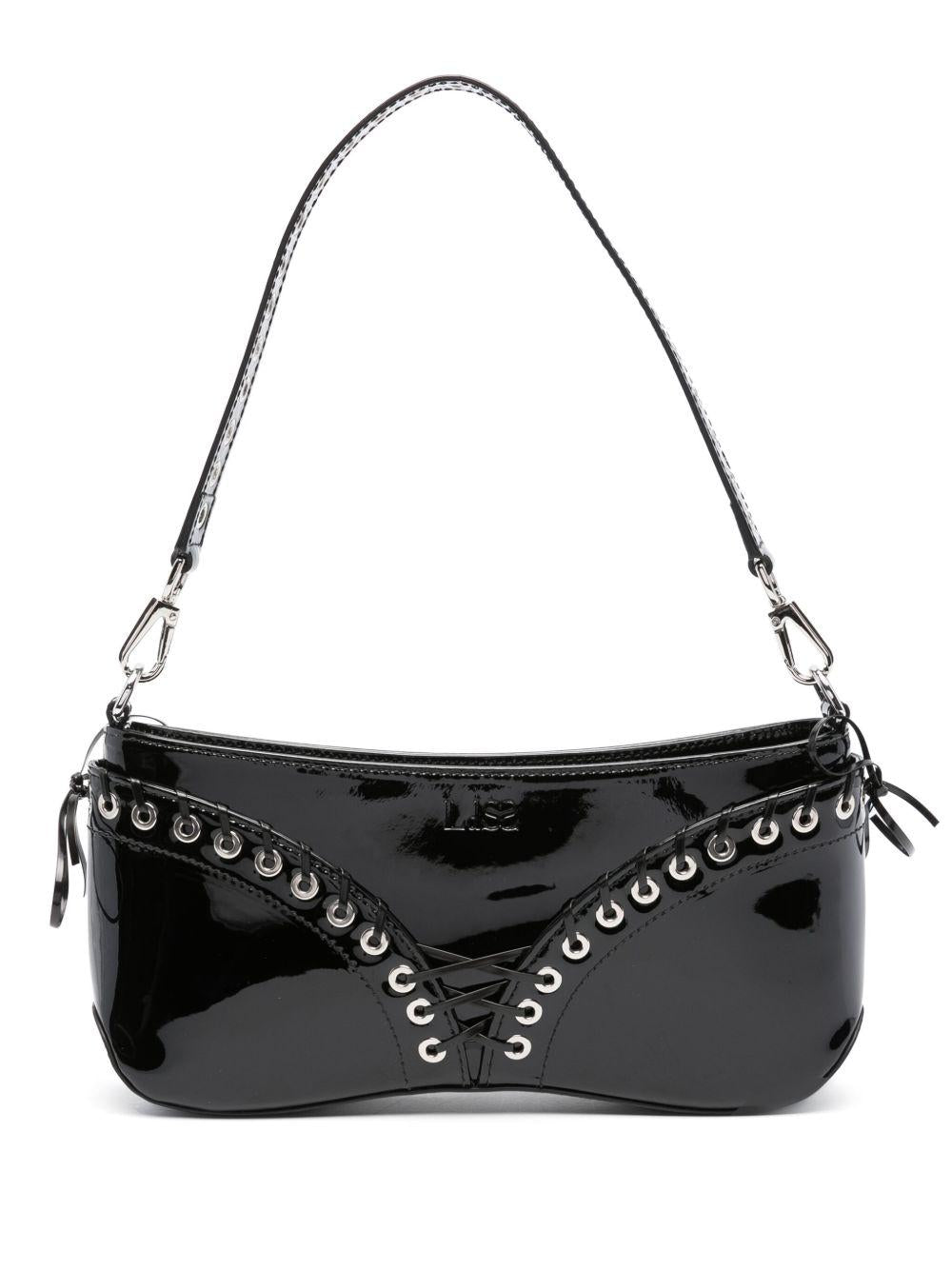 AW23BG001ULEA003 BLACK PATENT LUDOVIC DE SAINT SERNIN