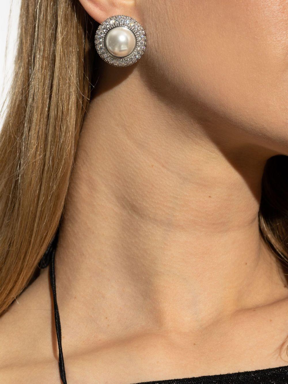 Orecchini con perla e cristallo<BR/> PF25610EP PEARL SELF-PORTRAIT