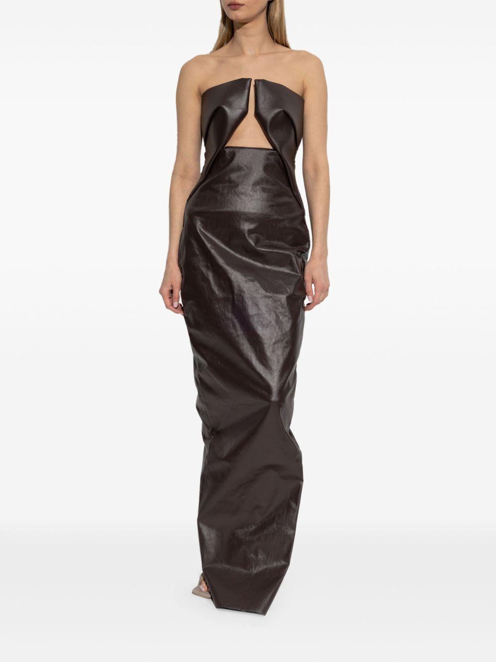 Rong Grown Dress RP01E7528SCT 14 MAHOGANY RICK OWENS