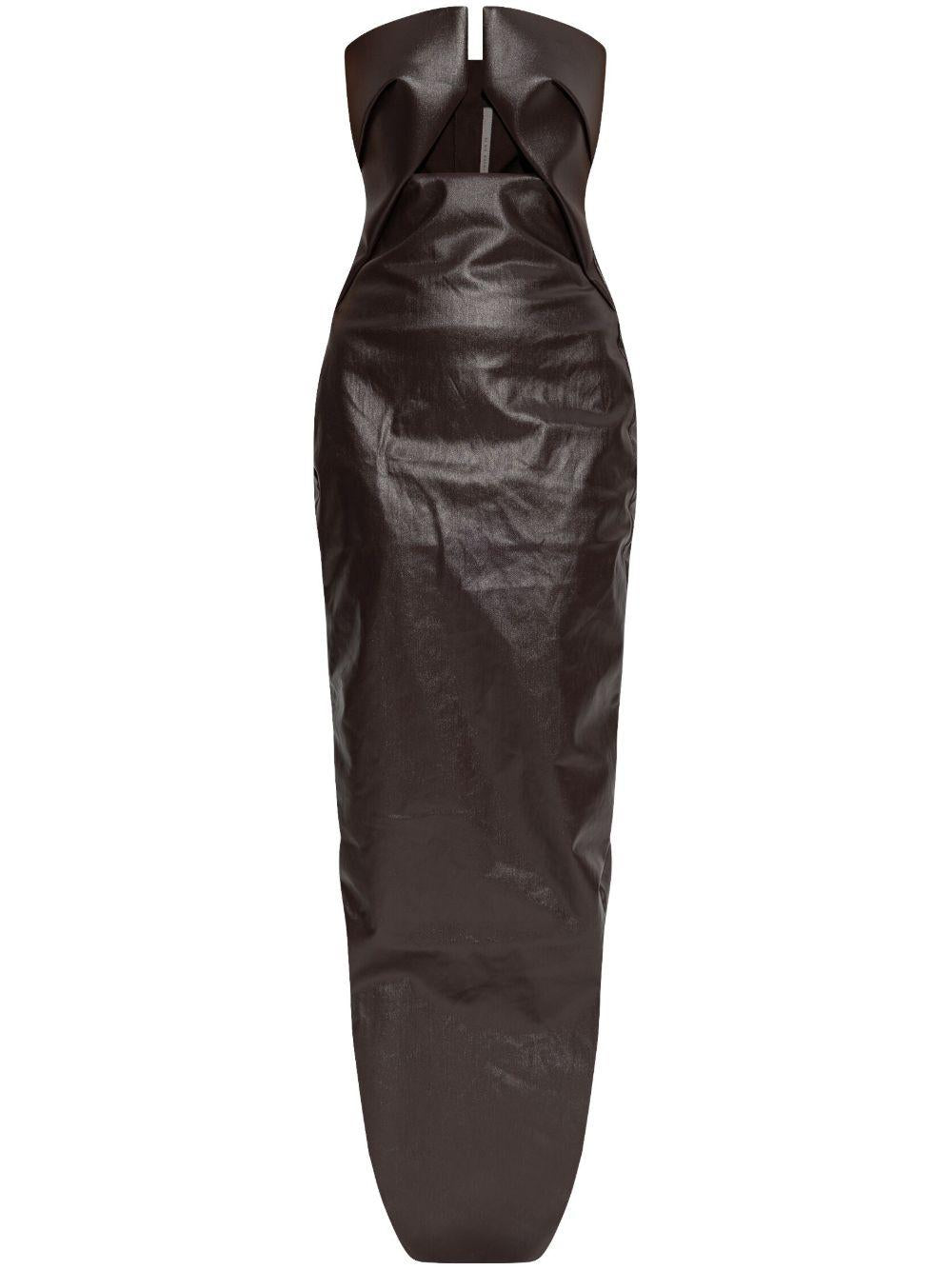 Rong Grown Dress RP01E7528SCT 14 MAHOGANY RICK OWENS