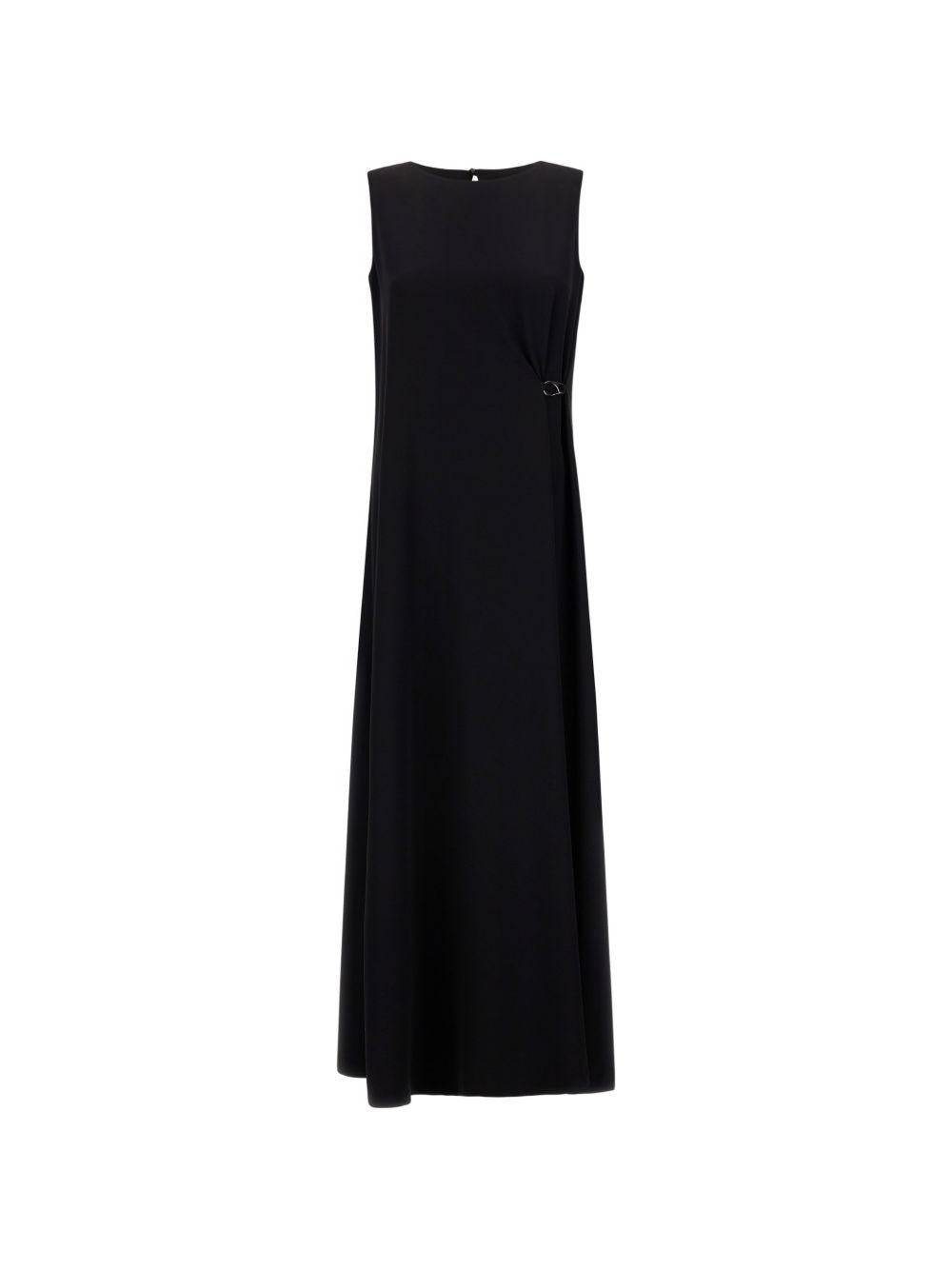Abito Lungo Con Dettaglio Gancio AB000069D12885 9300 NERO HERNO