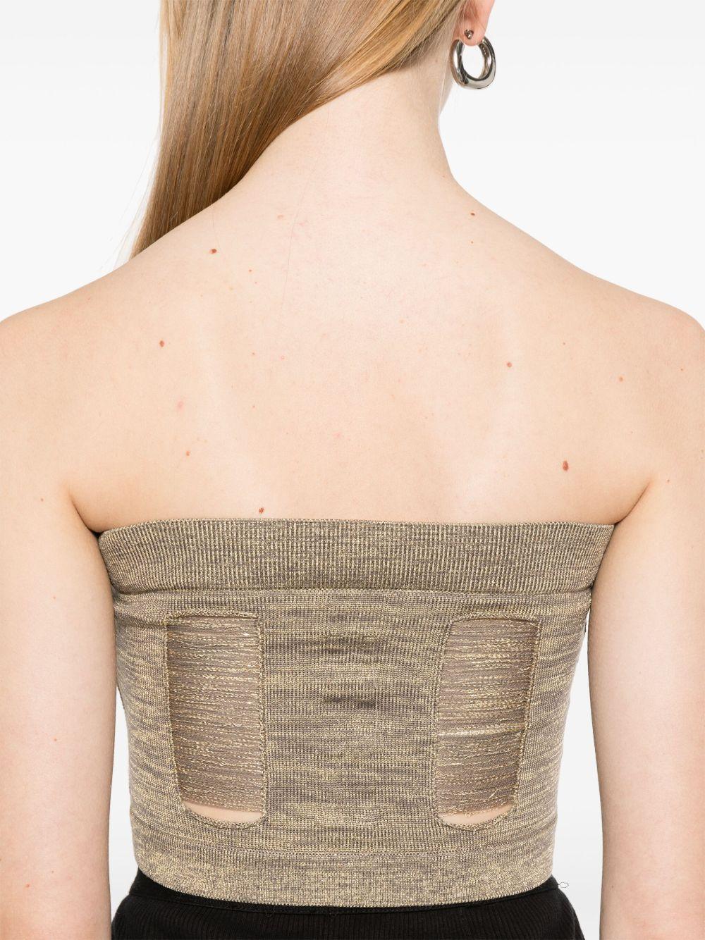 Tanja top RO01E7647KGRIDG 02 GOLD RICK OWENS