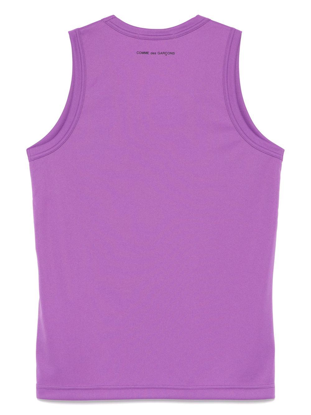 Purple Tank Top GOT006S25 2 PURPLE BLACK COMME DES GARCONS