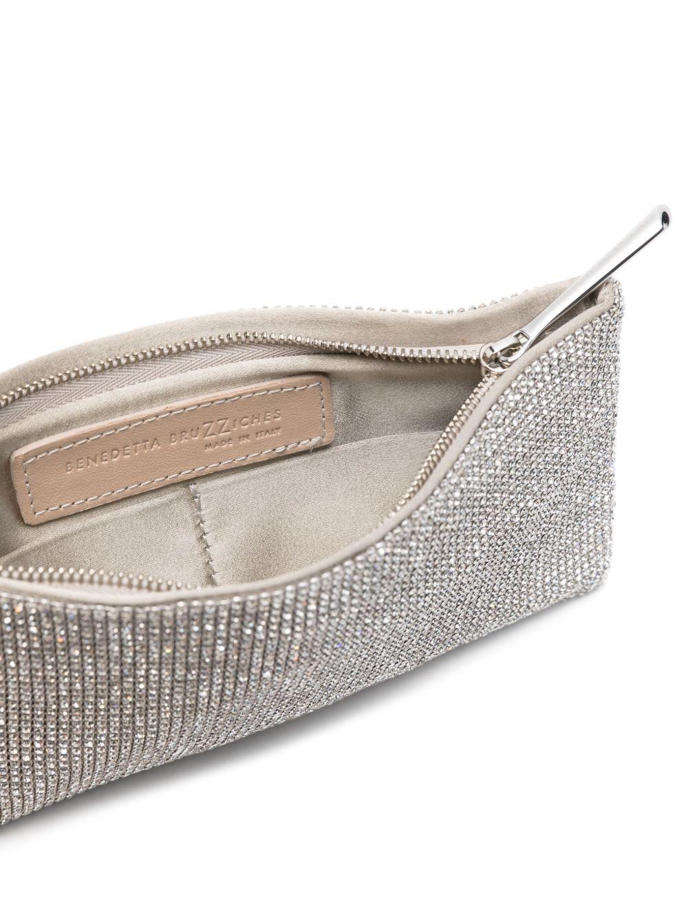 SS24015 019 CRYSTAL ON SILVER BENEDETTA BRUZZICHES