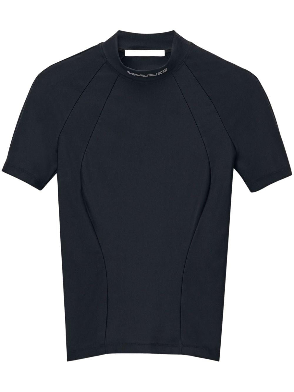 Rash Guard con logo 4CC1251533 001 BLACK ALEXANDER WANG
