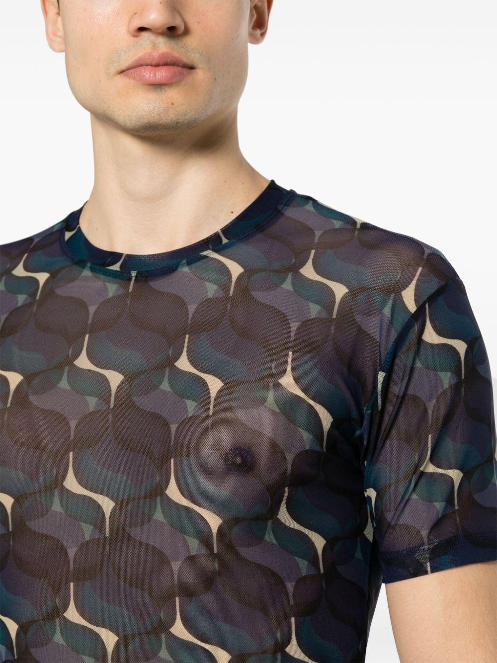 HECKSOPR8616 507 INDIGO DRIES VAN NOTEN