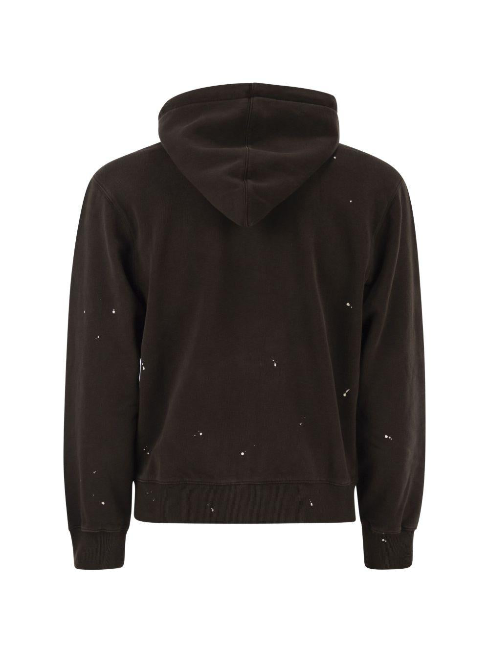 Hooded painter knit jacket relaxed fit I036913 47EJ TOBACCO CARHARTT WIP