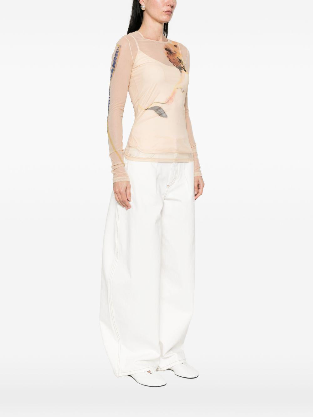 Top In Jersey Stampato SPSNERINE 016 CIPRIA SPORTMAX