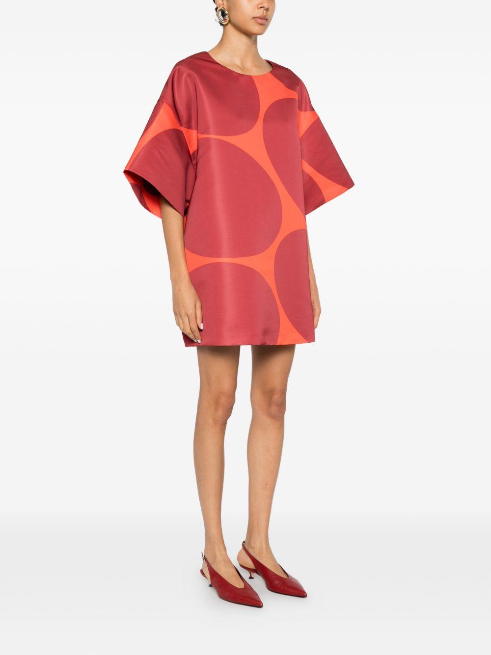 Oversized Mini Dress DEKKORA3099 353 ORANGE DRIES VAN NOTEN
