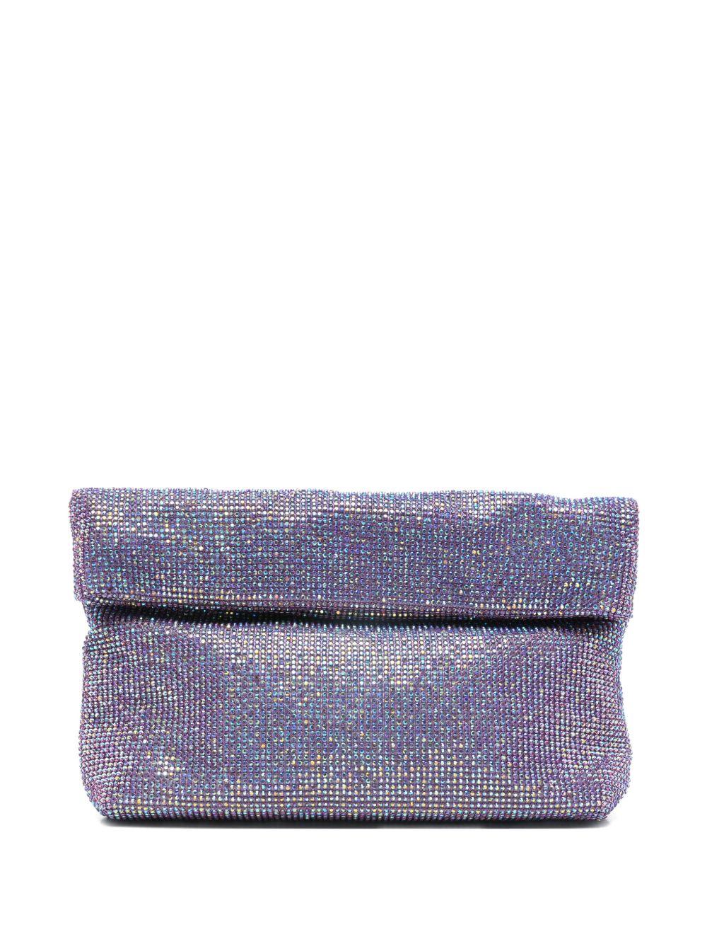 crystal-embellished clutch bag BAG0005362P AMETHYST TWENTY FOURHAITCH