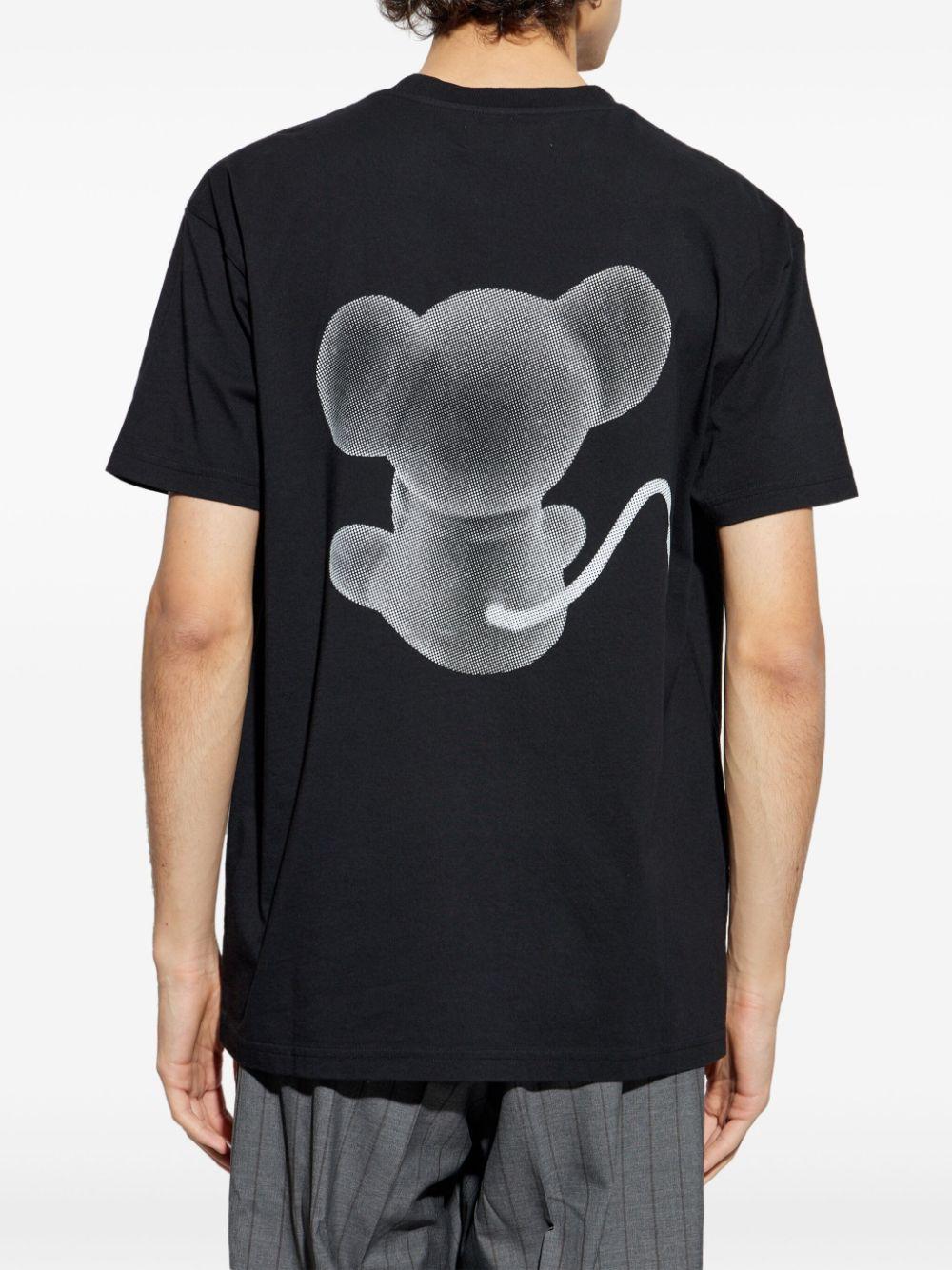 Mouse T-shirt 3G010030J001M N401 BLACK VIVIENNE WESTWOOD