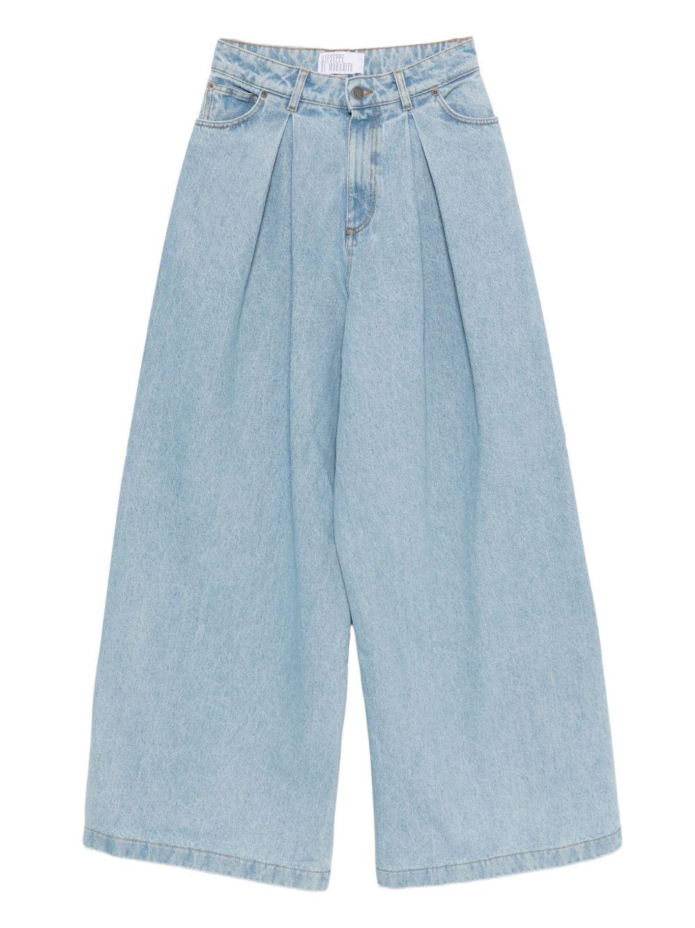 Jeans a gamba ampia 05FWDNP08905353 83 BLUE GIUSEPPE DI MORABITO