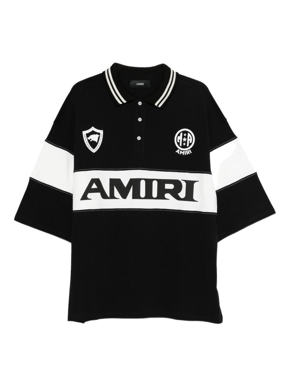 Sport Oversized Polo AMTOJR1003 001 AMIRI