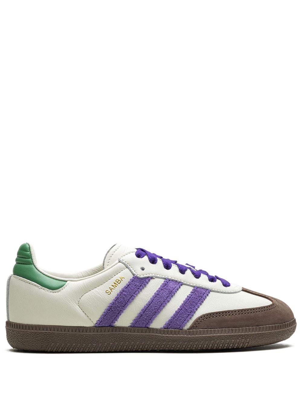 ID8349 WHITE PURPLE GREEN ADIDAS ORIGINALS