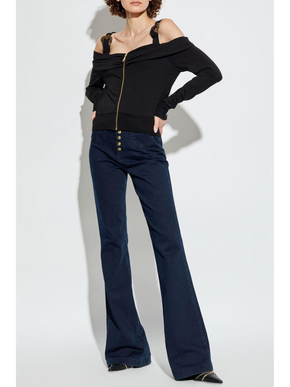 77HAI318J0089 899 BLACK VERSACE JEANS COUTURE