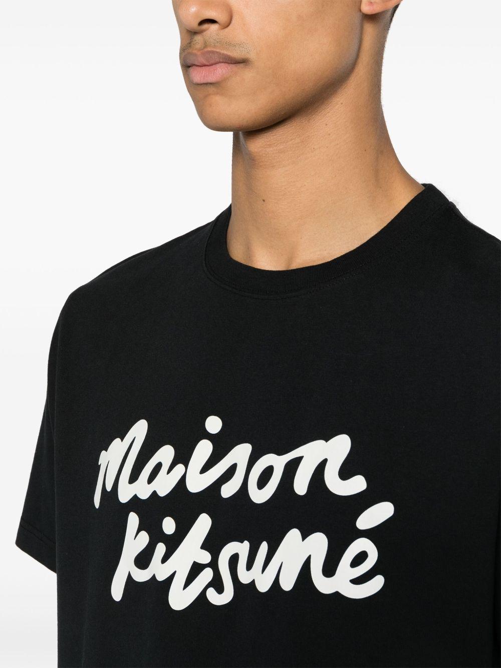 MM00101KJ0118 O197 BLACK WHITE MAISON KITSUNE