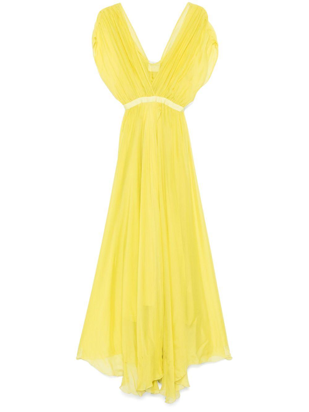 Abito lungo in seta 13884 CLOROFILLA FORTE FORTE