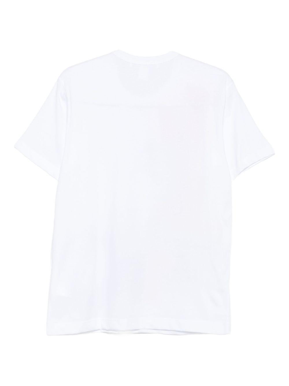Men's Graphic Printed T-Shirt FPT002W25 2 WHITE PRINT COMME DES GARCONS SHIRT