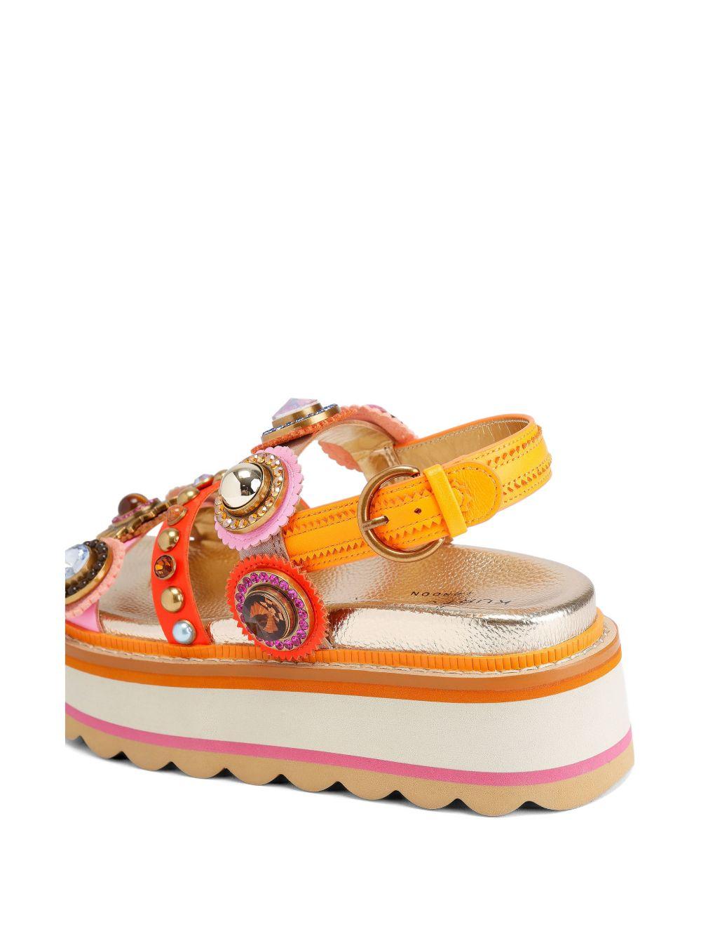 KURT GEIGER - Octavia Sling Platform Sandal 5612499109 MULTICOLOUR KURT GEIGER LONDON