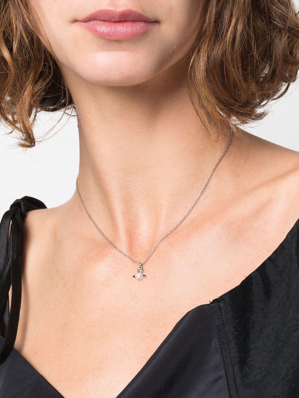 Collana Balbina 6302032302P118CN PLATINUM CREAM VIVIENNE WESTWOOD