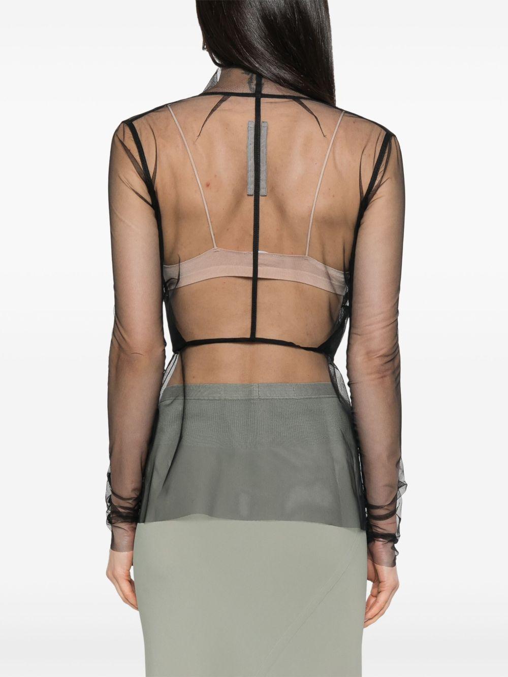 LS Strutter jacket RP01E7700TU 09 BLACK RICK OWENS