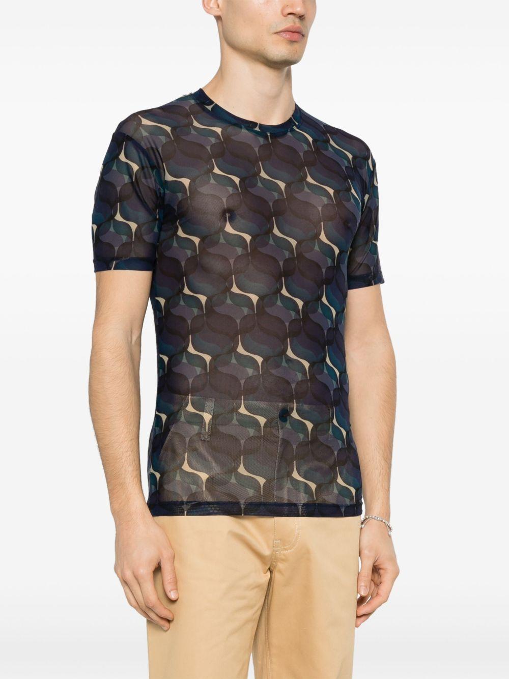 HECKSOPR8616 507 INDIGO DRIES VAN NOTEN