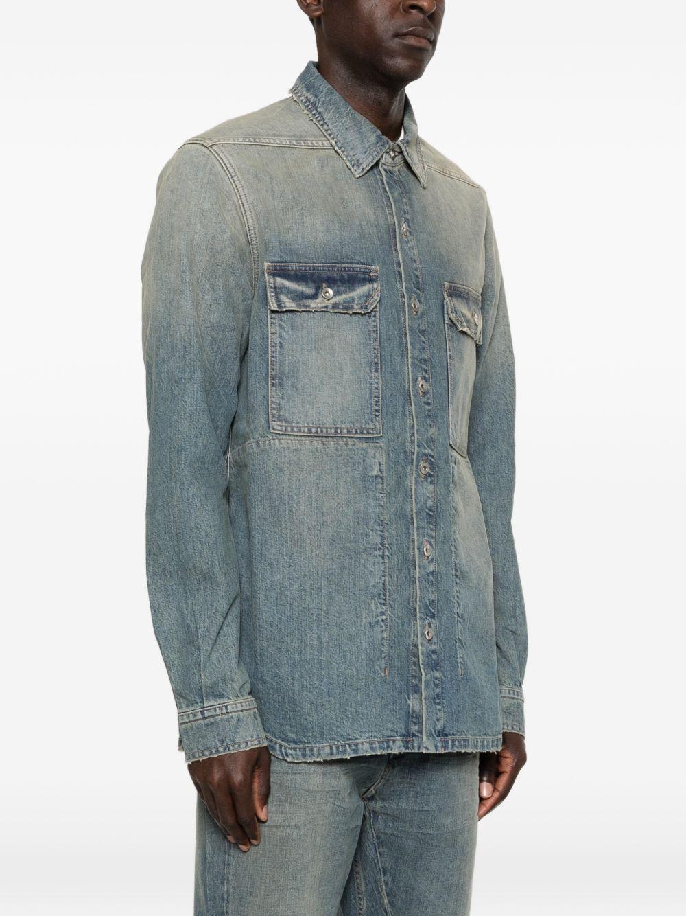 DU01F4755DWB 06 INDIGO RICK OWENS DRKSHDW