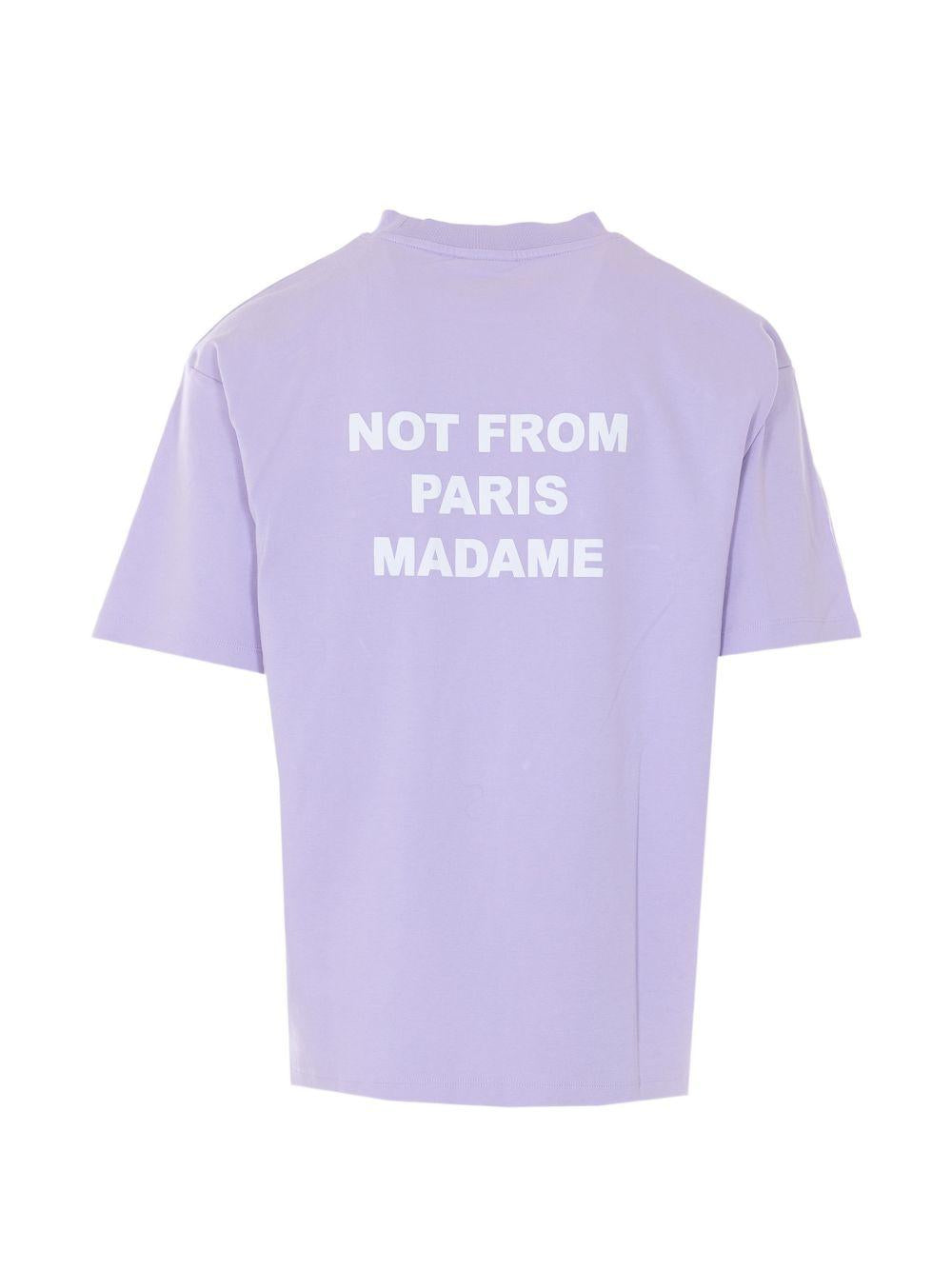 Le T-Shirt Slogan KTS203CO002 LAVANDER DROLE DE MONSIEUR