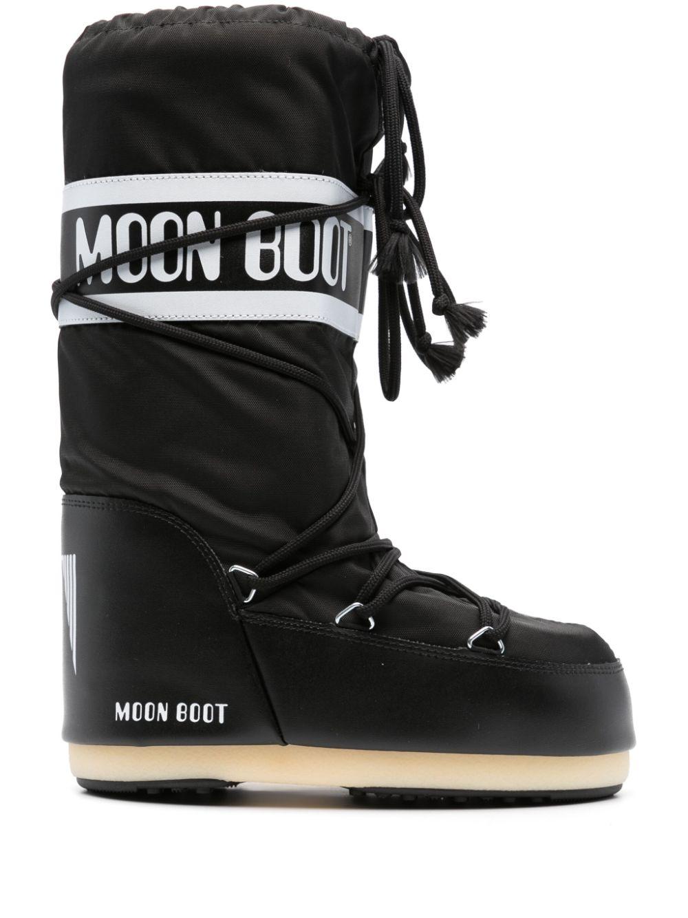 Icon Boot in Nylon 80D1400440 N001 BLACK MOON BOOT