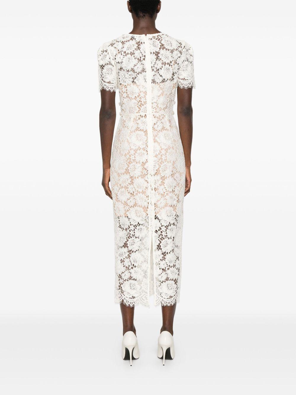 SS25146MW CREAM SELF-PORTRAIT