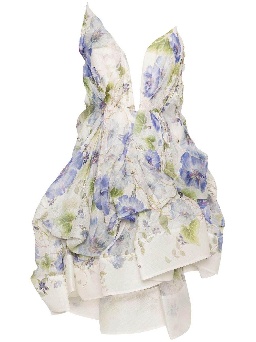 9464DS241 BLUE FLORAL ZIMMERMANN