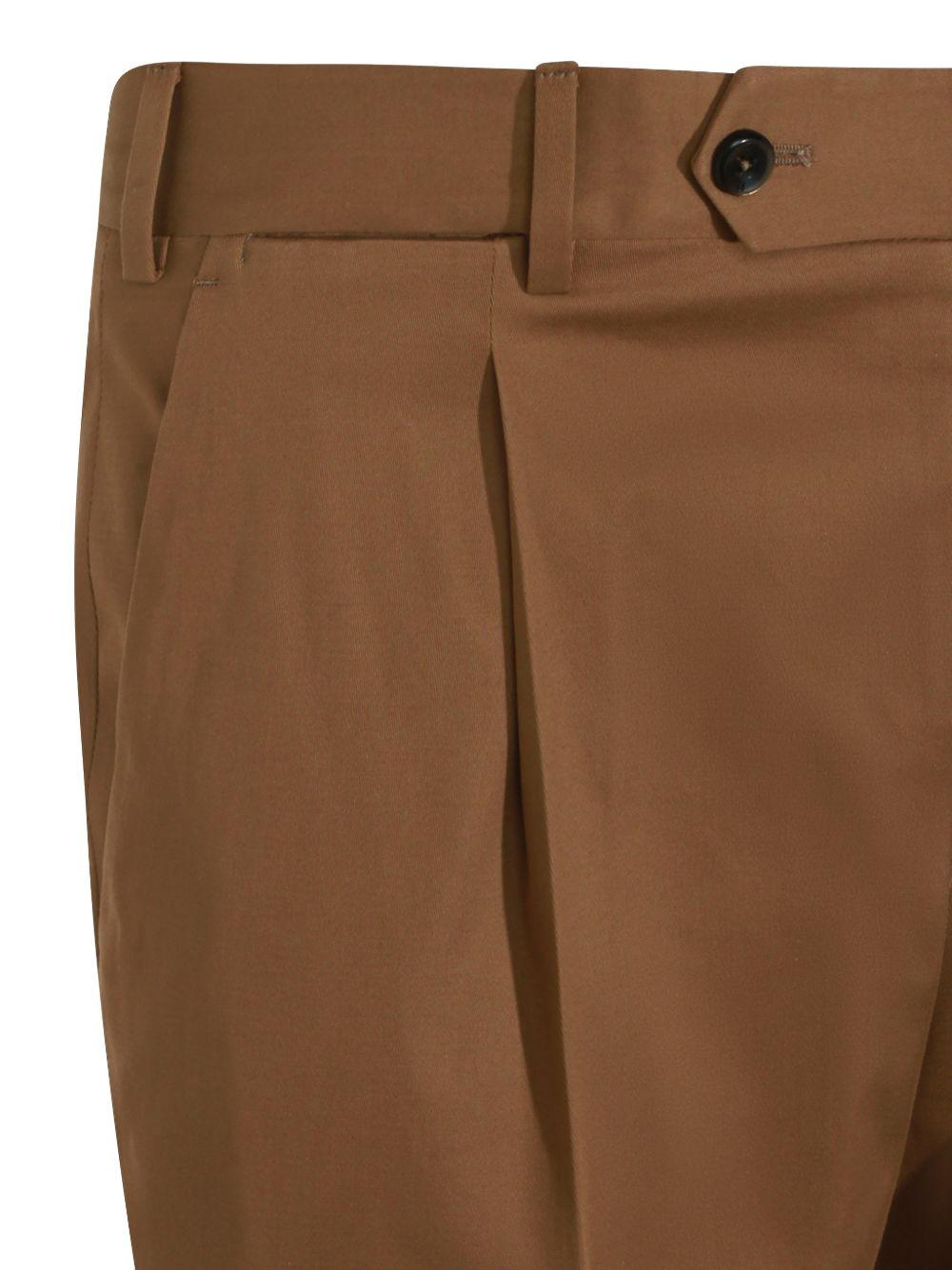 Rebel pants in linen and cotton COZSUFZA0CL1SD80 0130 NOCCIOLA PT TORINO