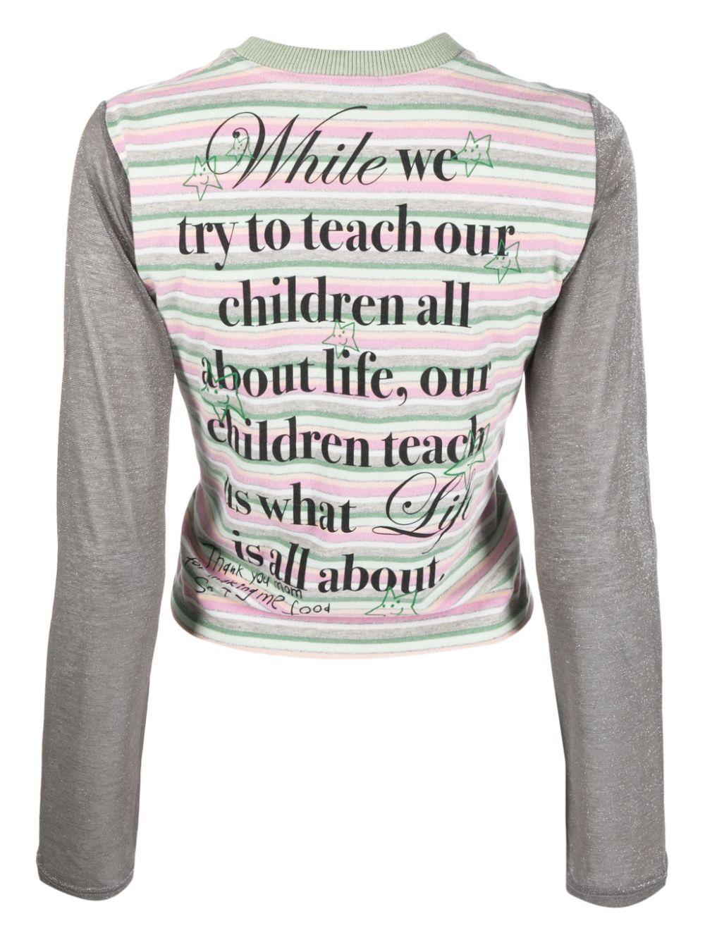 ZENDAYA GREY COLORED STRIPE CORMIO