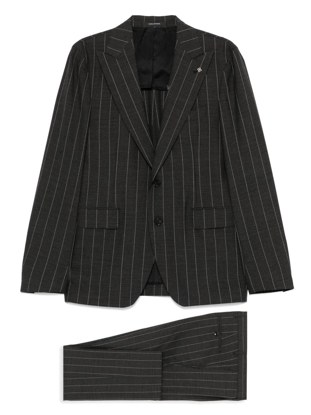 Abito gessato monopetto 2SVS26B11PE520103R25E254 S3246 TAGLIATORE