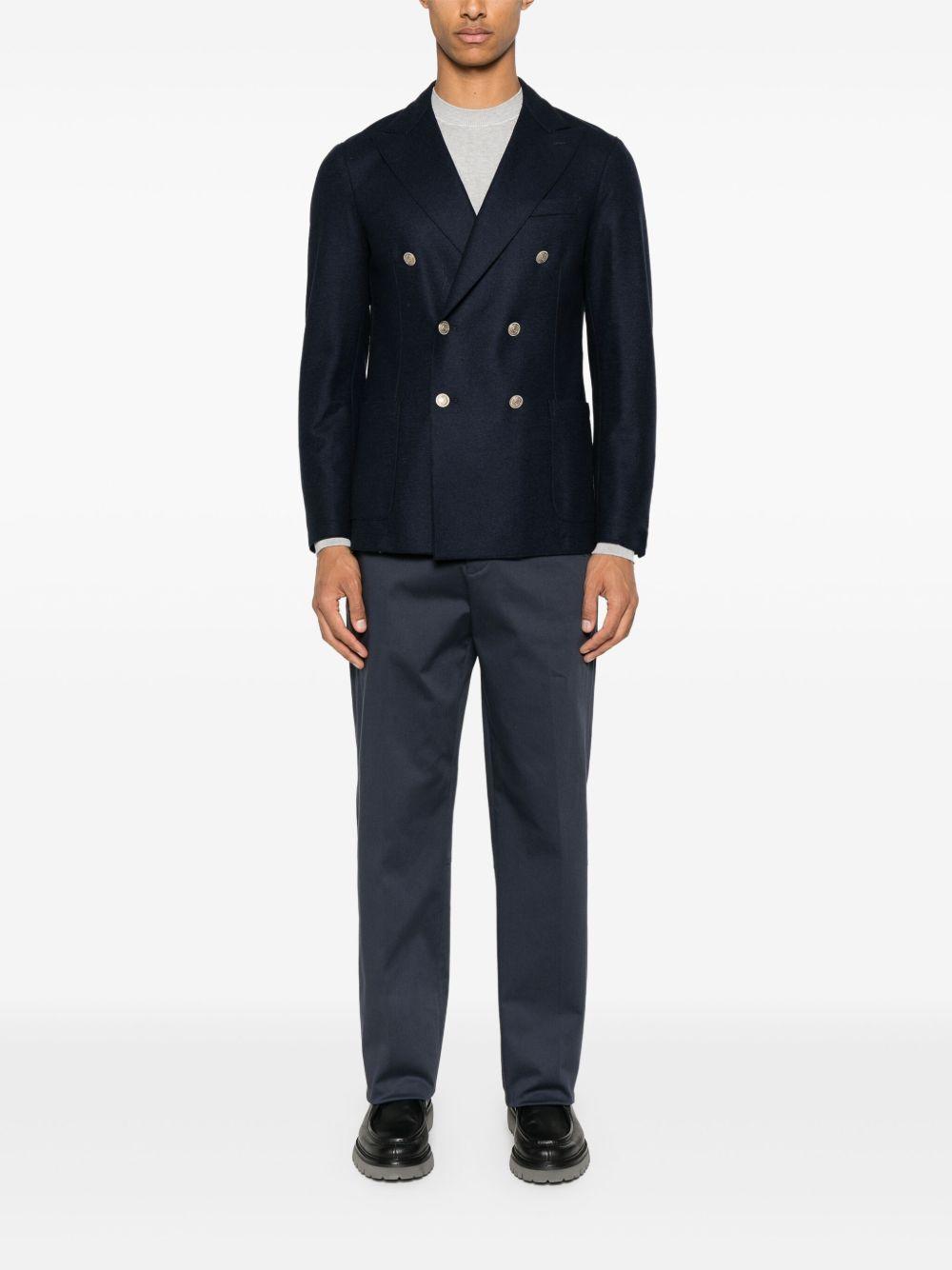 Maglione in lana L76MAGL77MAG0L030 13N00 GRIGIO CHIARO AVORIO ELEVENTY