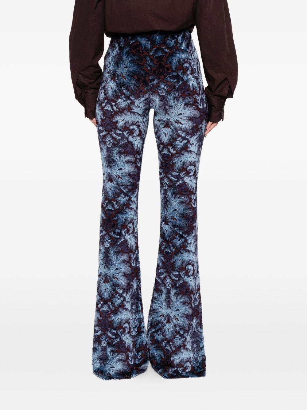 Pantaloni Flare in Jersey e Ciniglia Jacquard WREA002699JJD10 S9883 ETRO