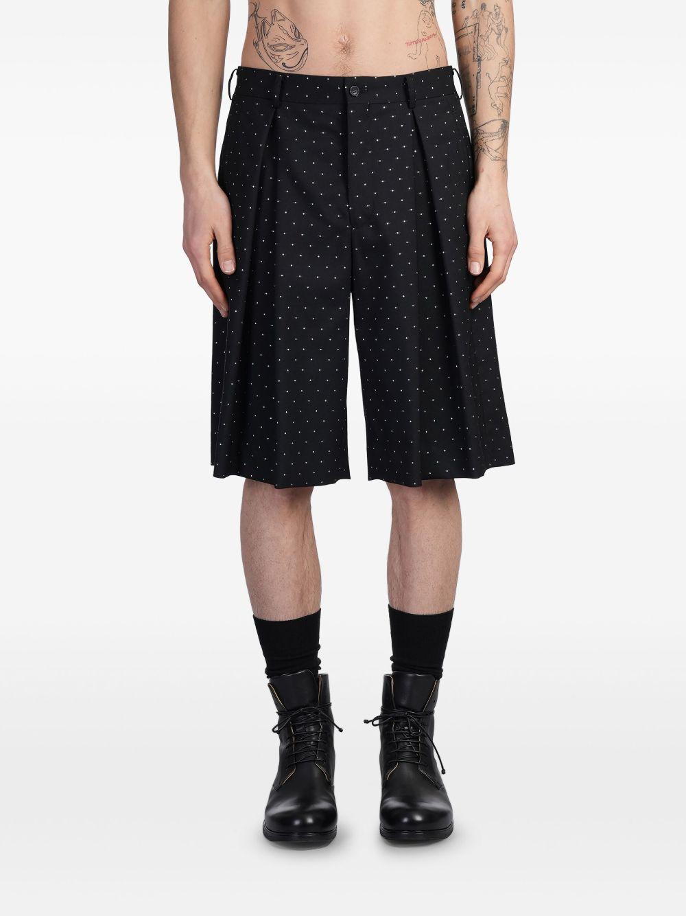 Polka Dot Shorts POP003 1 BLACK COMME DES GARCONS HOMME PLUS